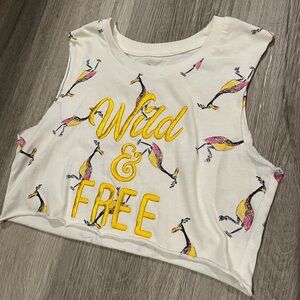 Disney “Wild & Free”Graphic Crop Top